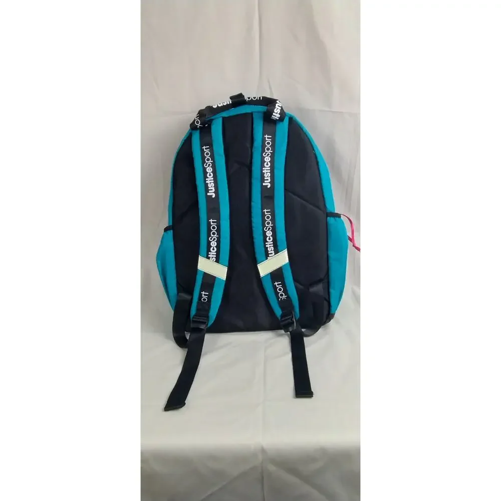 Justice J-Sport Girl’s Teal Backpack - 17
